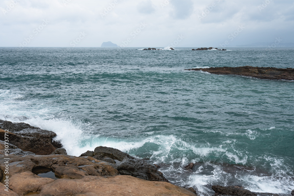 Marine erosion and weathering landform of Yeliu Geopark, Taiwan Marine erosion and weathering landform of Yeliu Geopark, Taiwan