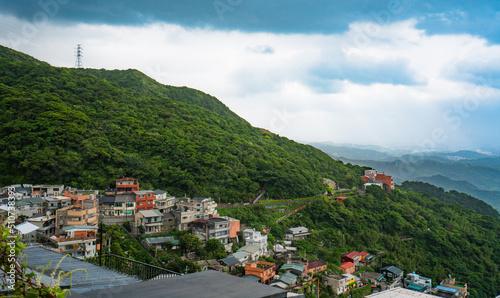 Jiufen mountain city, a tourist attraction in Xinbei City, Taiwan, China, China