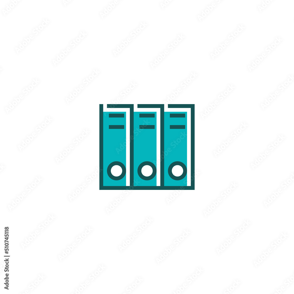 Office folder line icon. linear style sign for mobile concept and web design. Outline vector icon. Symbol, logo illustration. Vector graphic Office folder line icon. linear style sign for mobile concept and web design. Outline vector icon. Symbol, logo illustration. Vector graphic