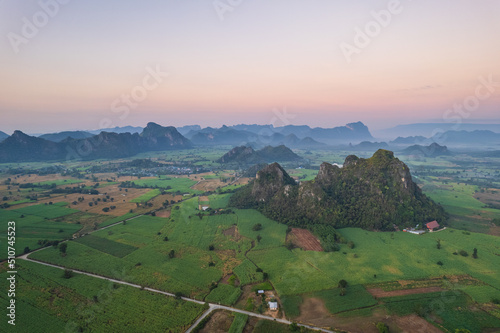 A beautiful natural  in the countryside of khon kean province, thailand. photo