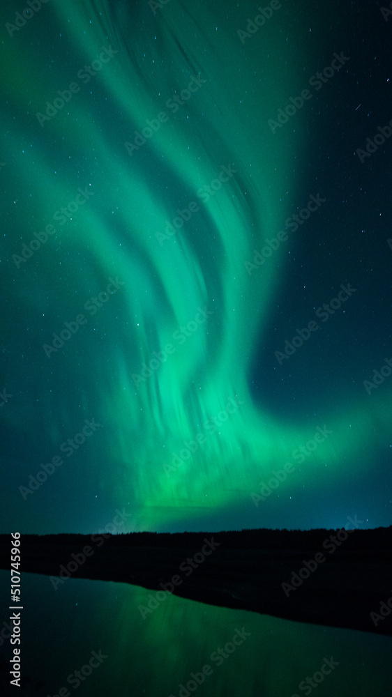 Aurora in Alaska, near Palmer, AK 