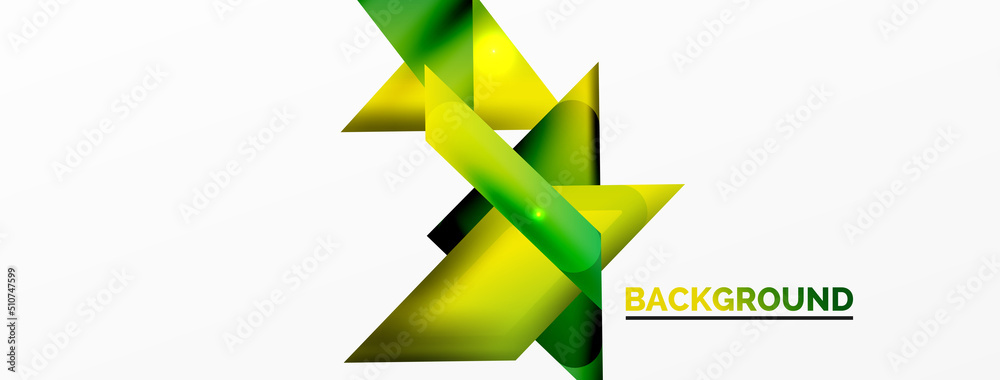 Dynamic 3d geometric abstract background. Triangles and other simple forms composition. Vector Illustration For Wallpaper, Banner, Background, Card, Book Illustration, landing page Dynamic 3d geometric abstract background. Triangles and other simple forms composition. Vector Illustration For Wallpaper, Banner, Background, Card, Book Illustration, landing page