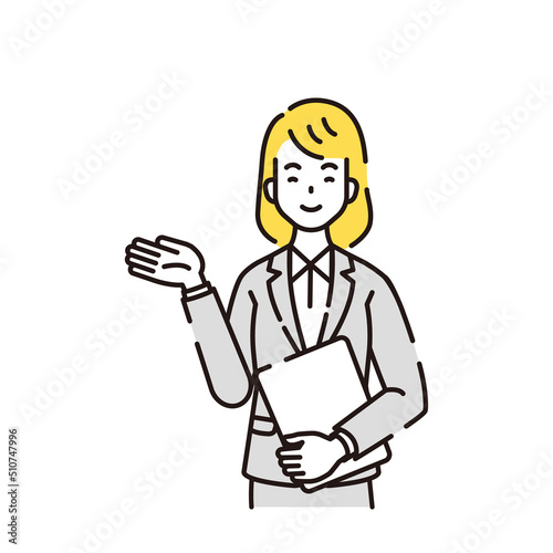 人物イラスト　線画