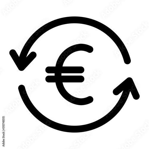 Euro exchange icon