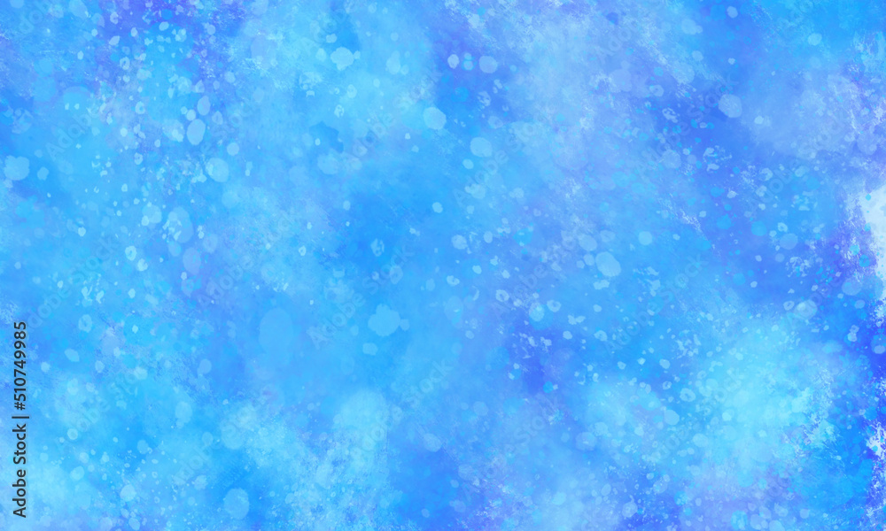 Ice color texture for illustrations and designs,
Blue watercolor background, 氷、雪の背景テクスチャー