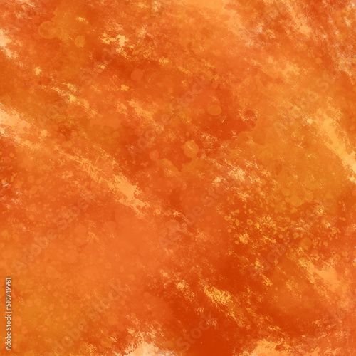 Orange color texture for illustrations and designs, watercolor background,
オレンジの背景テクスチャー
