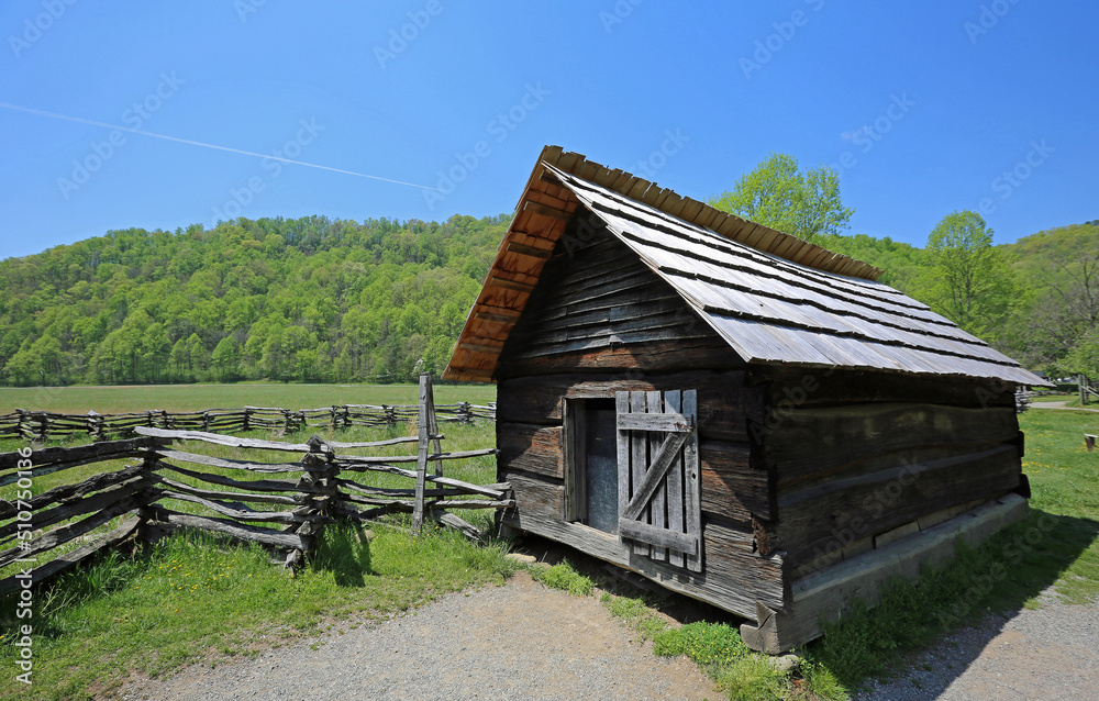 Chicken coop in the farm - Great Smoky Mountains National Park, North Carolina