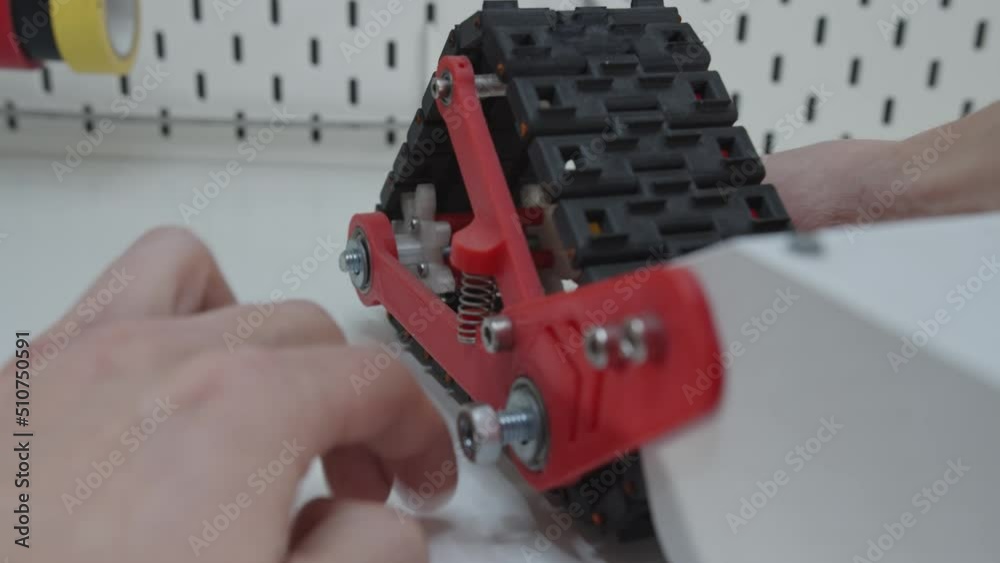 Unscrewing Nuts by Hand RC Plastic Toy Car Unscrewing Nuts by Hand RC Plastic Toy Car