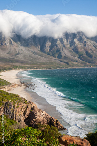 Victoria Drive coastal road in beautiful Cape Town  South Africa