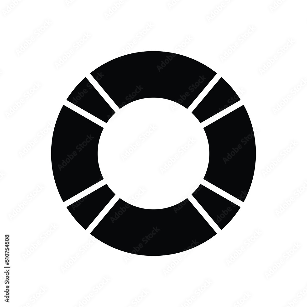 Lifebuoy vector icon symbol design Lifebuoy vector icon symbol design