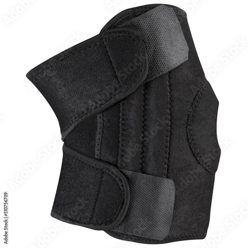 medical knee pad, with a fixator, to support the knee joint, with Velcro fasteners photo