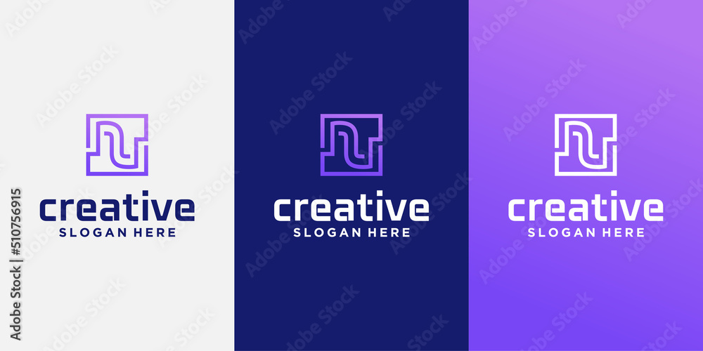 creative N technology logo set, minimalist trendy letter N shape logo, creative geometric sign logo creative N technology logo set, minimalist trendy letter N shape logo, creative geometric sign logo