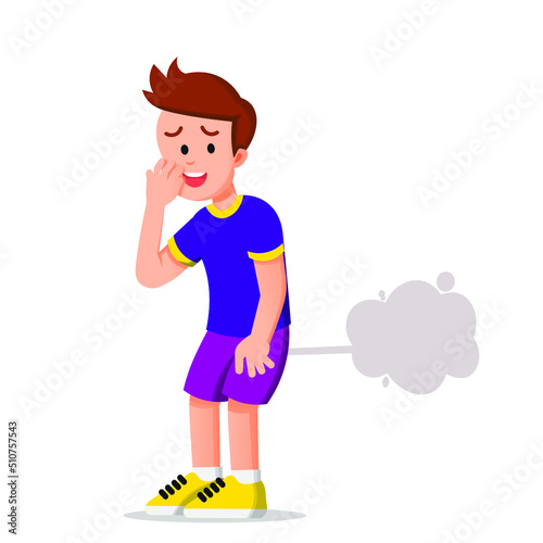 a boy feels so embarrassed when he farts