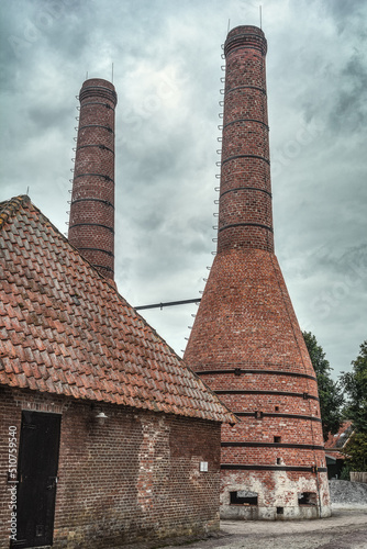 The former lime kilns of Akersloot have been rebuilt in the Zuiderzee museum in Enkhuizen. photo