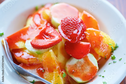 strawberry fruit salad