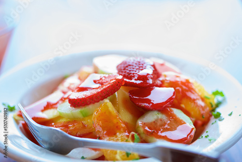 strawberry fruit salad