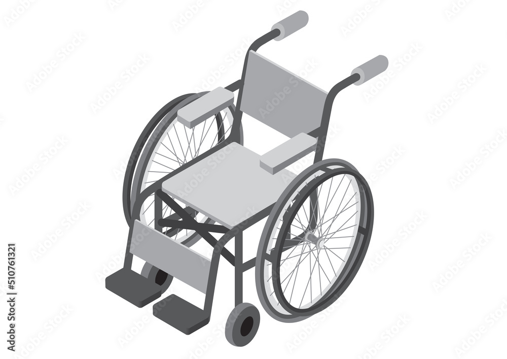 Fototapeta premium アイソメトリック_車イス