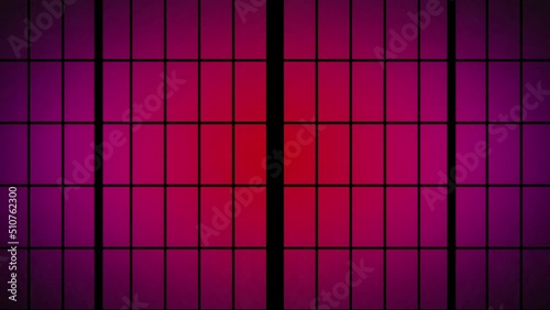 障子 灯り BG28_RED