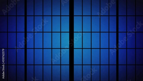 障子 灯り BG28_CYAN
