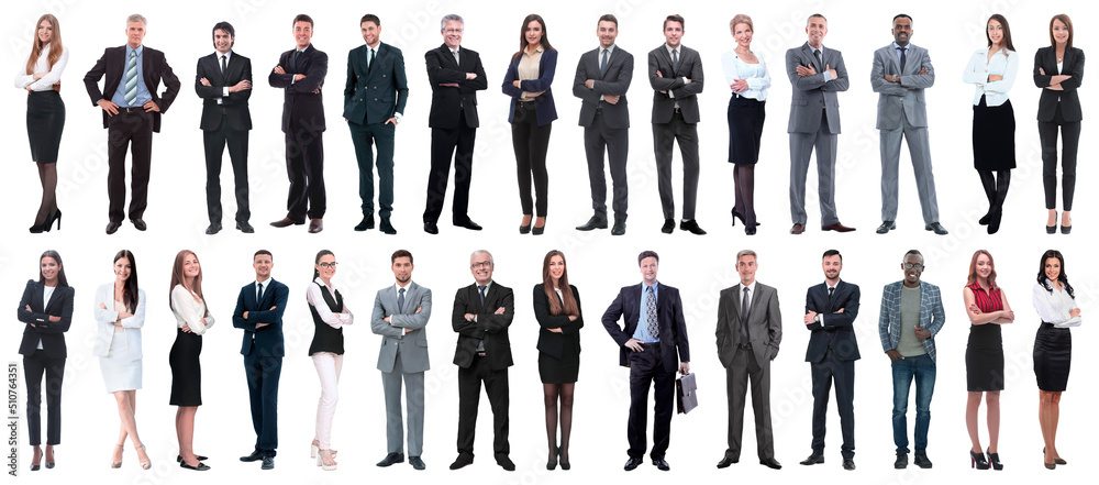 successful business people isolated on white background successful business people isolated on white background