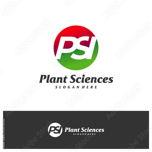 Letter PSI logo design vector template, Initial PSI logo concepts illustration.
