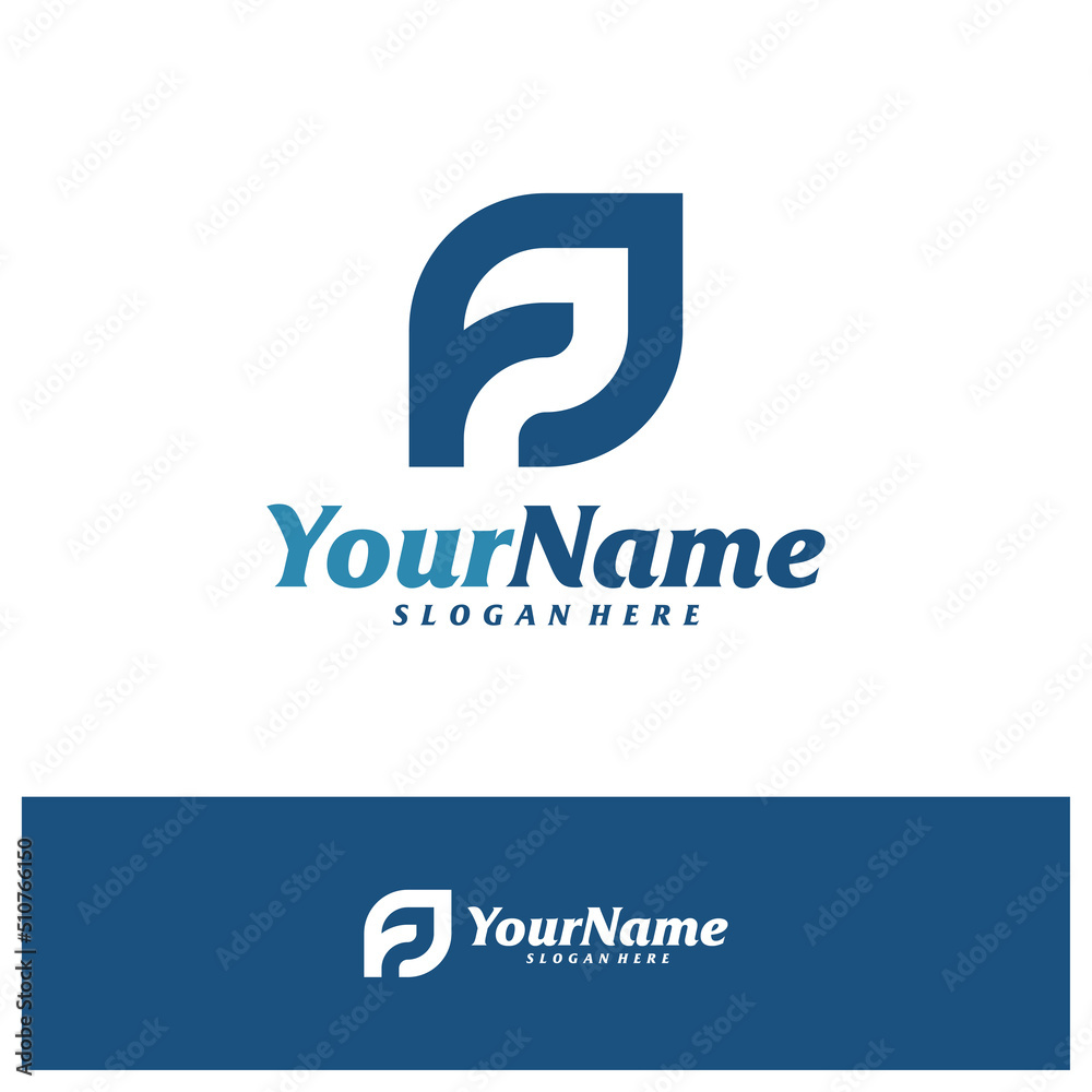 Letter FP logo design vector template, Initial FP logo concepts illustration. Letter FP logo design vector template, Initial FP logo concepts illustration.