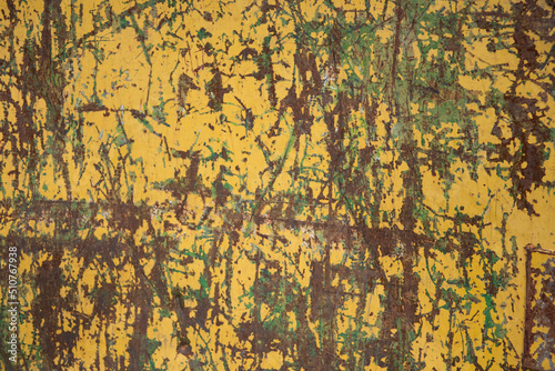 old painted metal surface