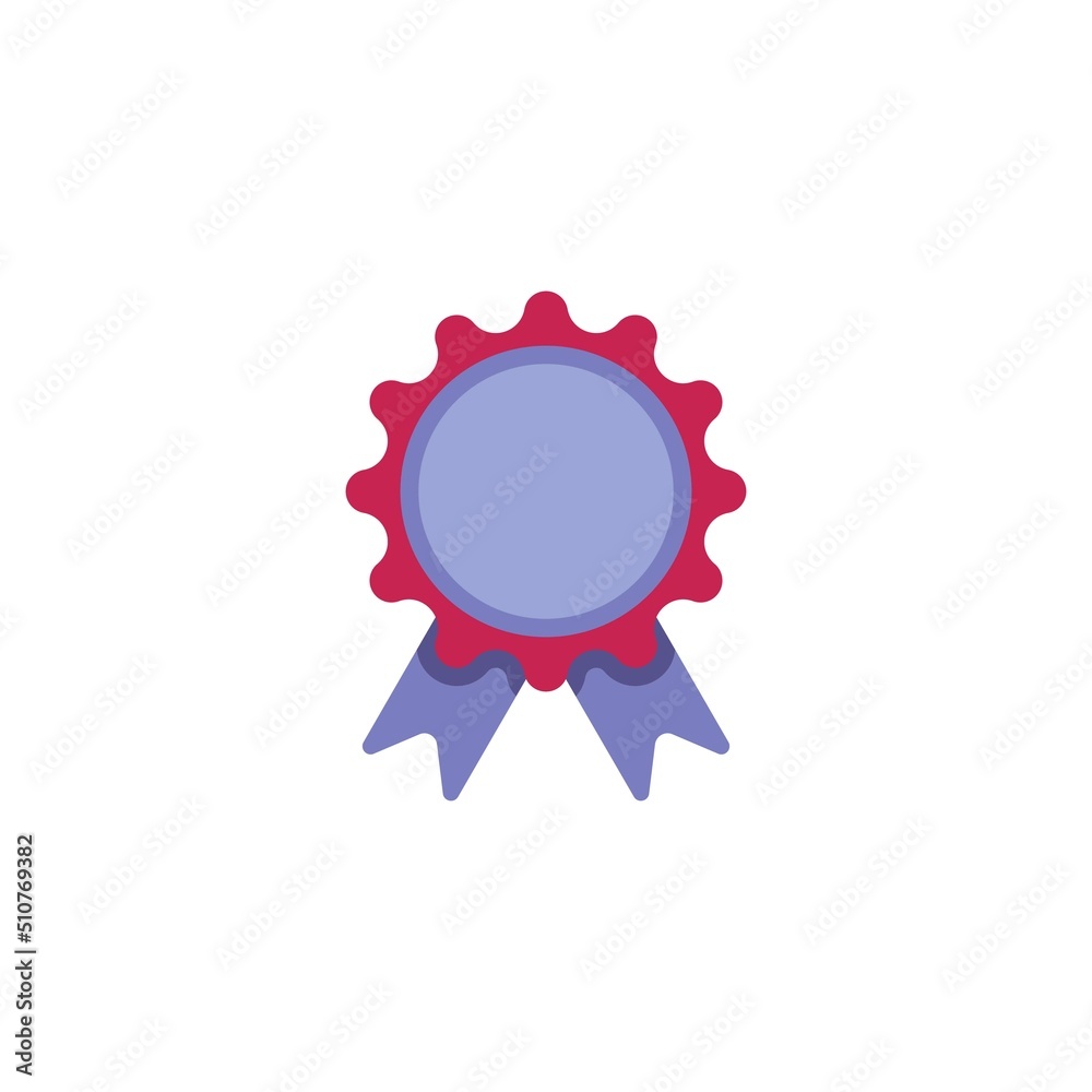 Warranty certificate flat icon