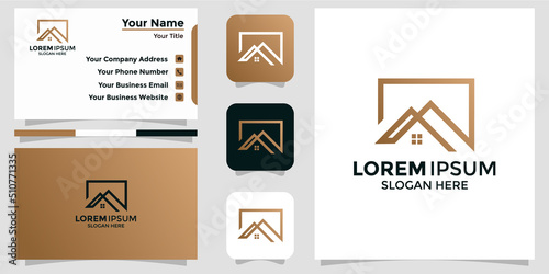 building design logo and branding card