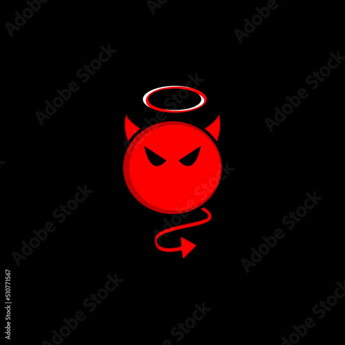 Devil icon illustration