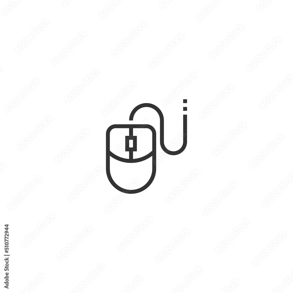 Mouse line icon. linear style sign for mobile concept and web design. Outline vector icon. Symbol, logo illustration. Vector graphic Mouse line icon. linear style sign for mobile concept and web design. Outline vector icon. Symbol, logo illustration. Vector graphic