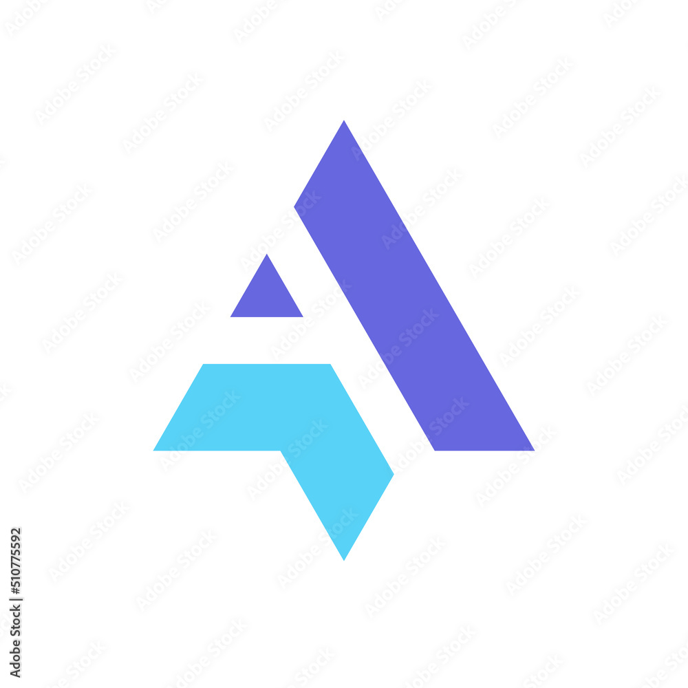Letter A arrow creative modern logo design Letter A arrow creative modern logo design
