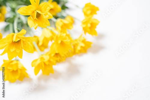 黄色のお花の文字入れ背景素材