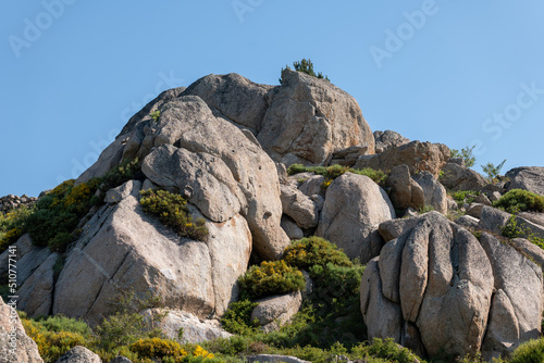 rocks in the mountains