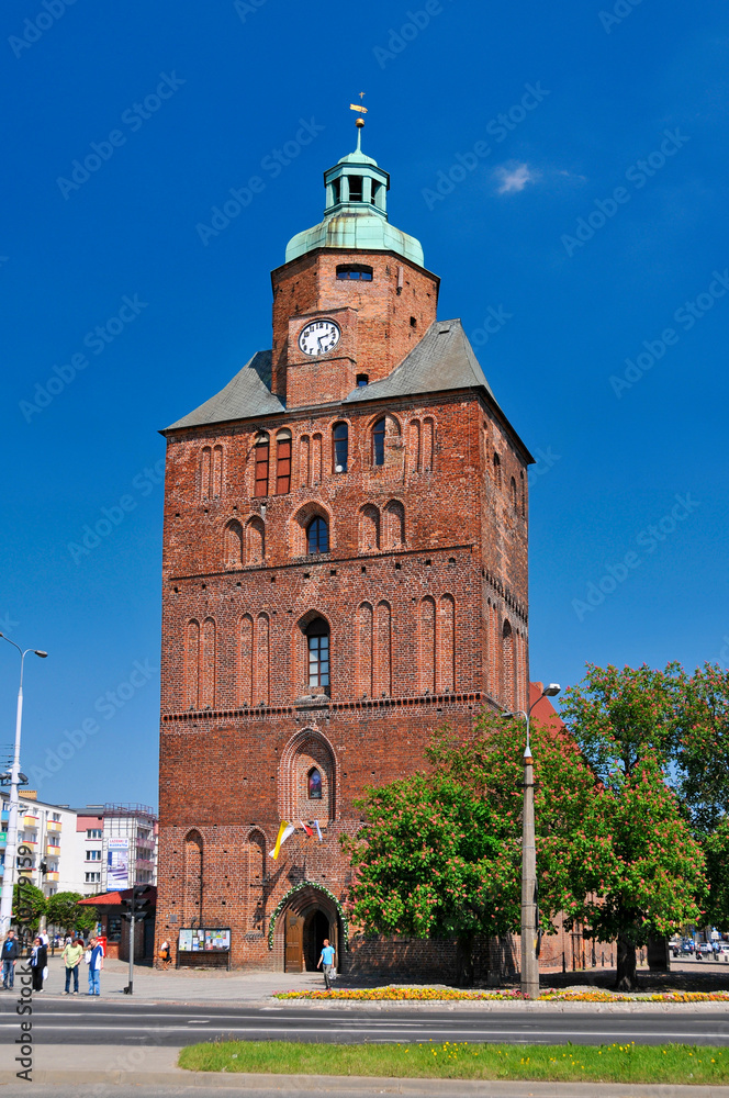 St. Mary's Cathedral in Gorzów Wielkopolski, city in Lubusz Voivodeship, Poland.