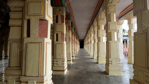 Photos Corridors of Ramanathaswamy Temple, Rameshwaram, Tamil Nadu, India