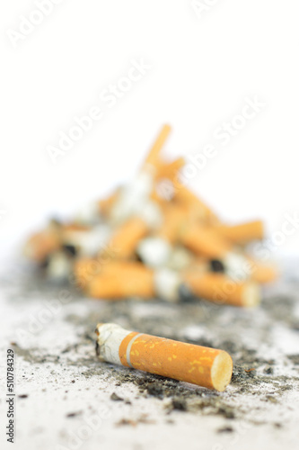 Cigarette butts and harmful consumption