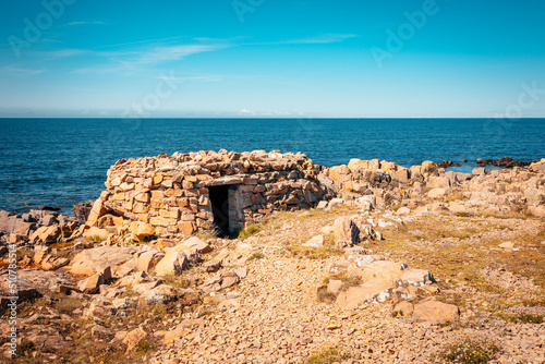 Abandoned old military outpost in Dagshog, Sweden.