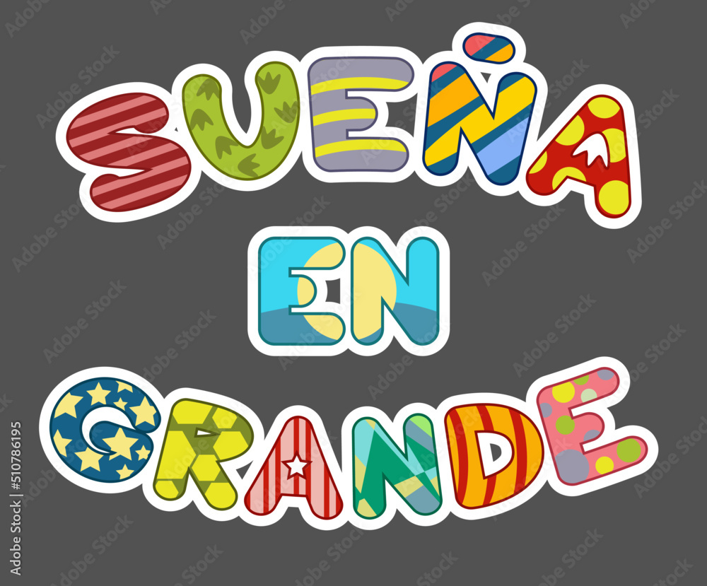 the inscription in spanish 