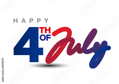 July 4th Independence Day celebration banners, posters