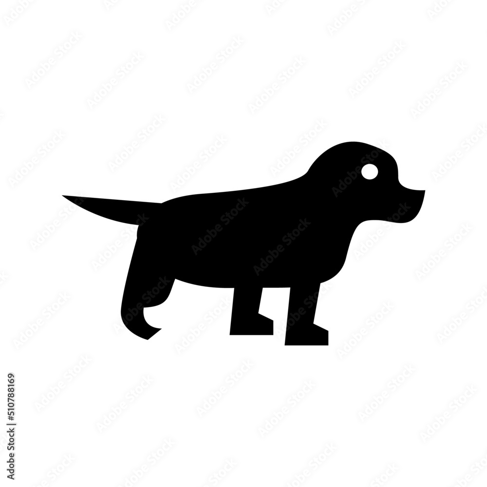 Fototapeta premium dog icon or logo isolated sign symbol vector illustration - high quality black style vector icons