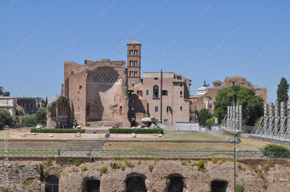 View of the city of Rome