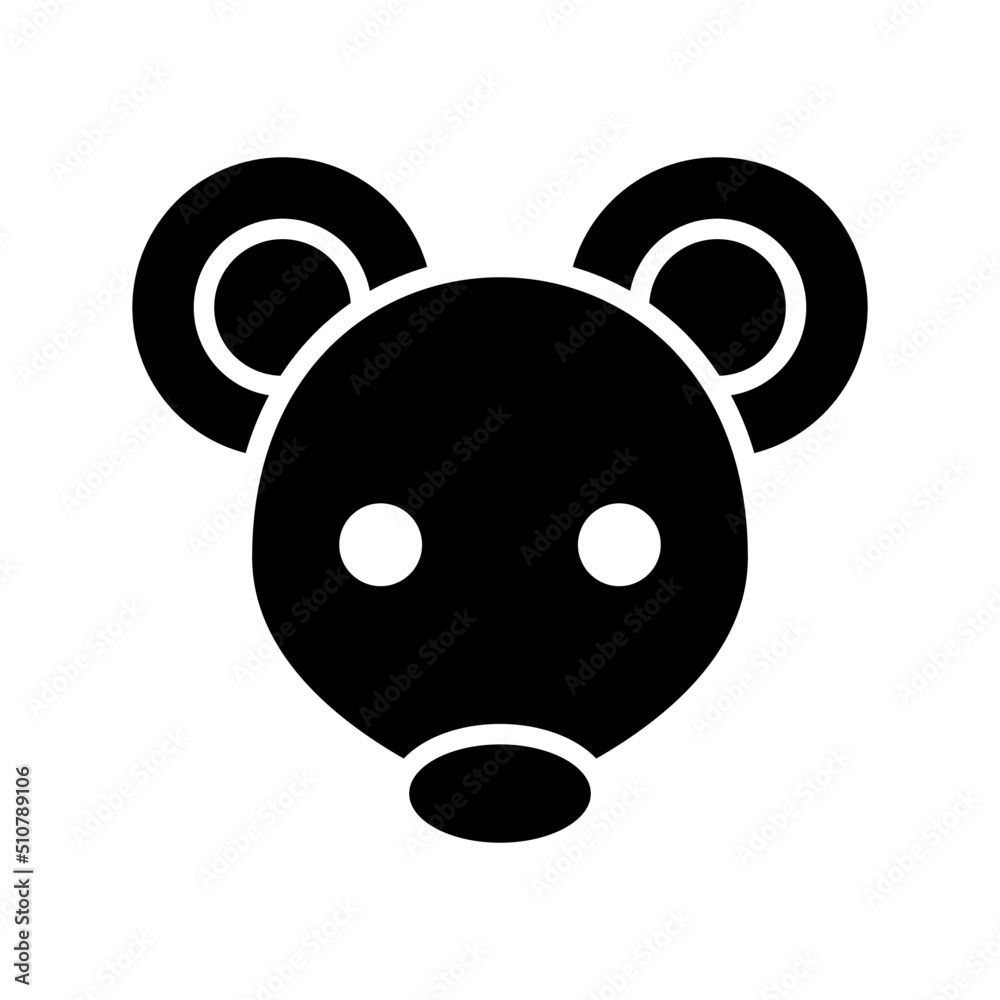 Obraz premium mouse icon or logo isolated sign symbol vector illustration - high quality black style vector icons 