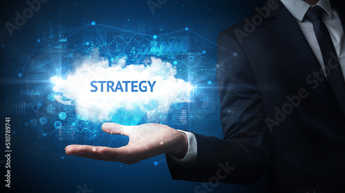 Wallpaper Mural Hand of Businessman holding motivational message Torontodigital.ca