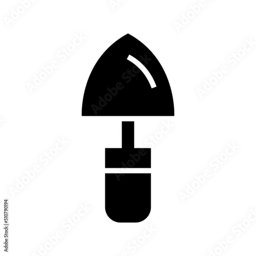 trowel icon or logo isolated sign symbol vector illustration - high quality black style vector icons
