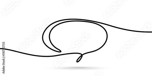 Speech bubble icon illustration for your text