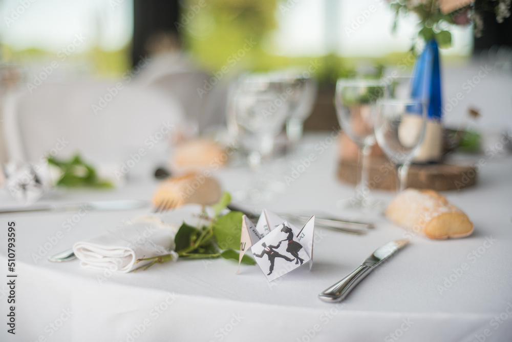 Décoration de table de mariage, salle de mariage