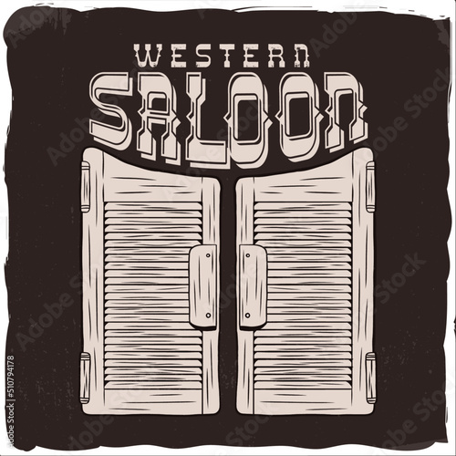 Doors of a western saloon