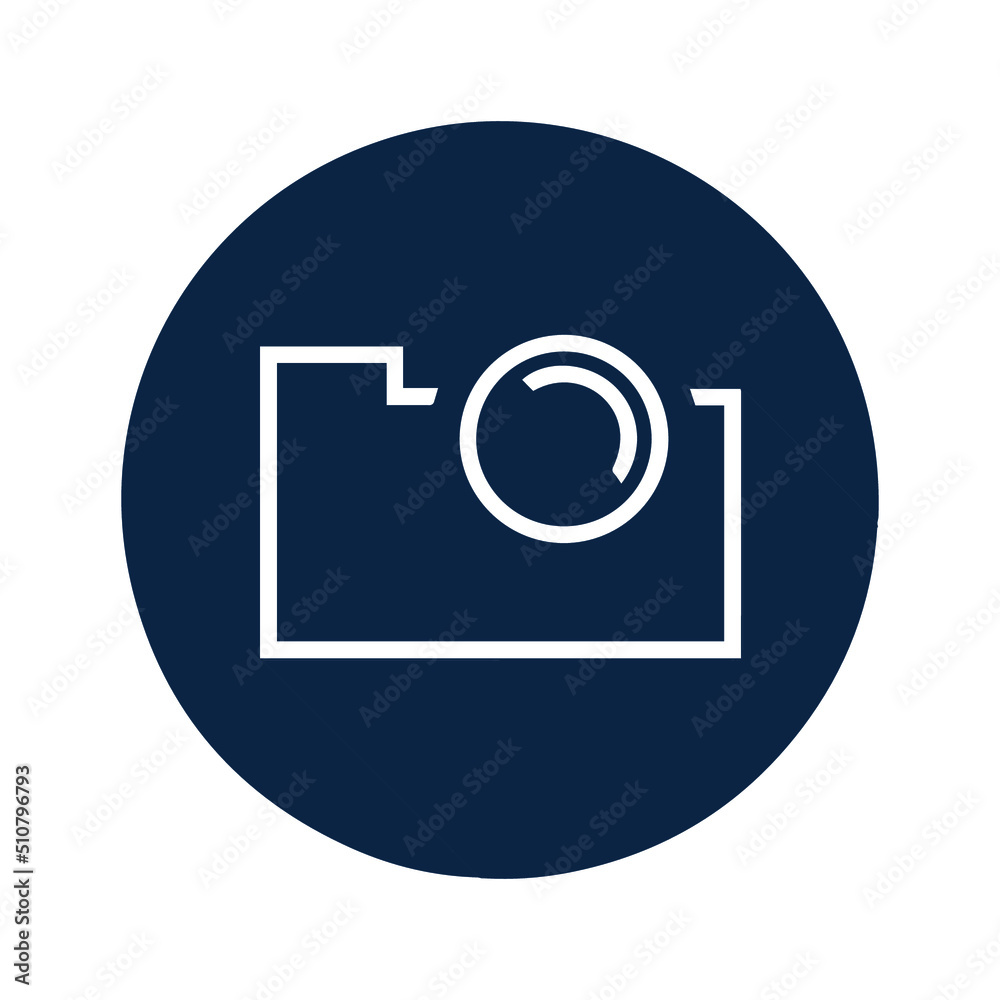 Camera selfie or vacation icon Camera selfie or vacation icon