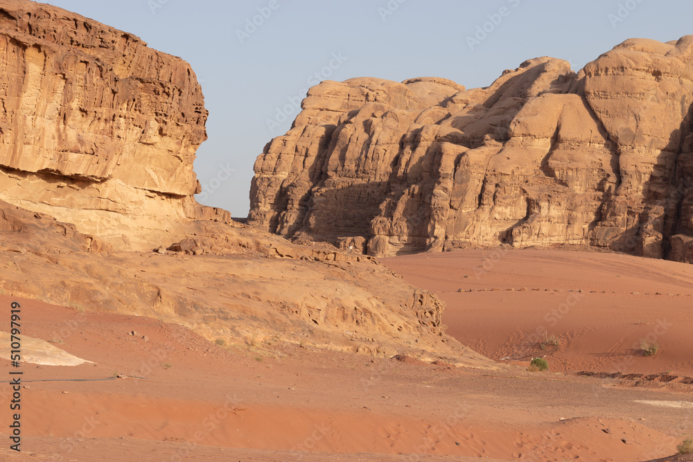 Wadi rum desert. Protected natural reserve Wadi rum desert. Protected natural reserve